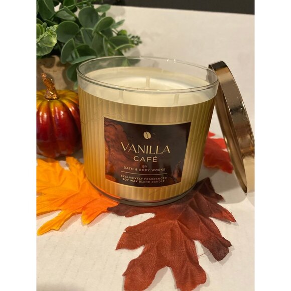 Bath & Body Works Other - Bath & Body Works “Vanilla Cafe” NEW 3 Wick Candle